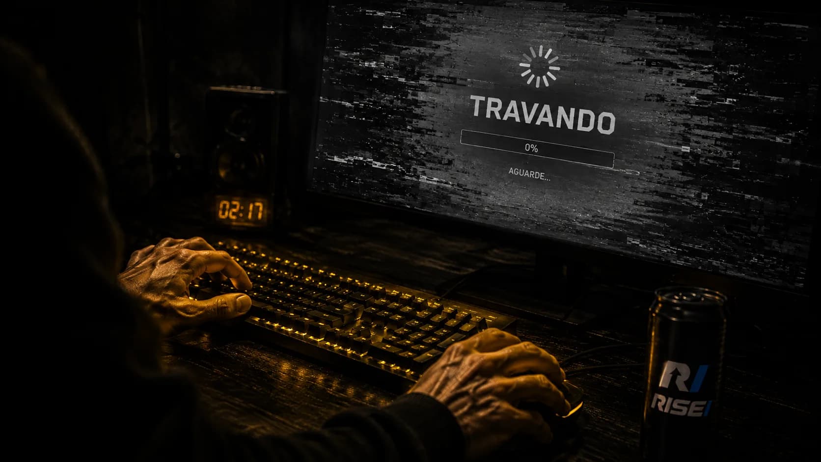 Jogador em partida competitiva